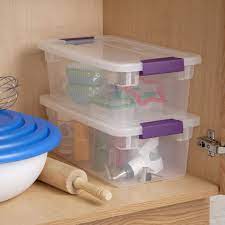 Sterilite lg wht ultra basket 16268006 organizers storage kitchen 15 7/8 x 12 7/8 x 6 inches ; Sterilite Clearview Latch Box Clearview Latch Box Kitchen Storage Organisation Amazon Com Au