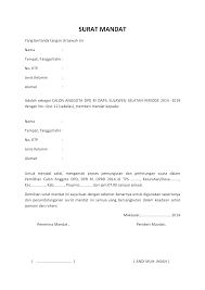 Download as doc, pdf, txt or read online from scribd. Contoh Surat Mandat Saksi Pemilu Sumangelipu