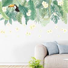 It's easy with vinyl wall decals from mardel! Creative Green Leaf Top Wall Decal Vinyl Sticker Rooms Glass Window Living Atau Wandtattoos Wandbilder