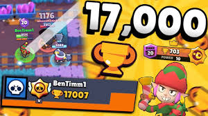 Brawl stars upgrading all brawlers to almost maxlevel! New Highest Trophies Ever 17 000 Trophy Push In Brawl Stars High Level Gameplay Youtube