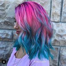 In most versions it looks funky and provocative, but you can certainly go for softer and subtle hues to create a romantic, ethereal look. Pin On Vibrant Hair Color