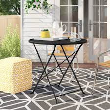 For many or just for two. Black Metal Patio Tables You Ll Love In 2021 Wayfair