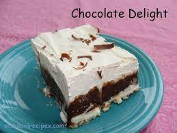 Chocolate Delite Chocolate Delight Sweet Dips Dessert Recipes