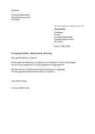 Gibt es für die fristlose kündigung ein bestimmtes muster? nachgedacht. Kundigung Parkplatz Vorlage Gratis Word Vorlage Muster Vorlage Ch