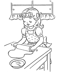 Kitchen utensils coloring sheet printable. Kitchen Coloring Page Coloring Home