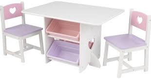 Kidkraft Heart Table And Chair Set 875861083116 The Heart Table And Chair Set Is A Perfect Place For Storage Chair Kids Table And Chairs Table And Chair Sets