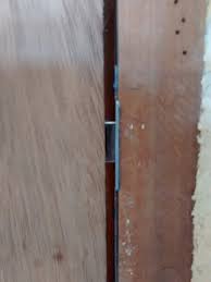 I reduce the door size with the sander and check the fit. How Much Gap Is Allowed Between The Door And Striker Plate Home Improvement Stack Exchange