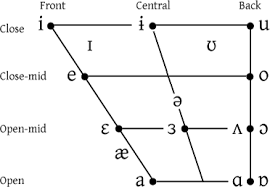 Ipa English Vowels Diagram Quizlet