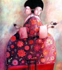 Cizgili Masallar The Secret Lives Of Princesses By Rebecca Dautremer Naive Illustration Whimsical Illustration Lovers Art