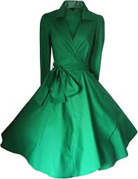 Look For The Stars Women S 3 4 Length Sleeves 50 S Style Rockabilly Dress 8 Emerald Green Womens Cocktail Dresses Black Cocktail Party Dress Rockabilly Dress