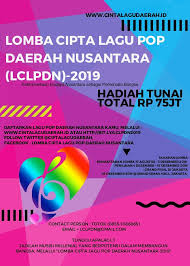 .terbaru update november 2019, lagu karaoke update november 2019 berjumlah 415 lagu.adapun lagu karaoke popular di bulan november 2019 lagu karaoke indonesia pop november 2019. Lomba Cipta Lagu Pop Daerah Nusantara Posts Facebook