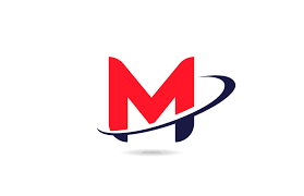 Learn how to log in to your m&t bank account. M Alphabet Letter Logo Icon Design In Red Blue Color With Swoosh For Business And Company 3673696 Vector Art At Vecteezy