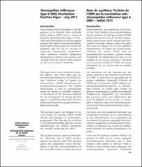 Notice the structure, the clear language, and the reasonable yet creative solutions put forth. Haemophilus Influenzae Type B Hib Vaccination Position Paper July 2013 Introduction Note De Synthese Position De L Oms Sur La Vaccination Anti Haemophilus Influenzae Type B Hib Juillet 2013 Introduction