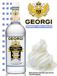Georgi Whipped Cream Flavored Vodka Vodka Alcohol Vodka Flavored Vodka