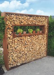 Holzelege Cortenstahl Als Sichtschutz Und Dekoelement Im Garten 2x2 M Renate Wolff 2x2 Als Cortenstahl Garden Projects Diy Garden Projects Garden Fence