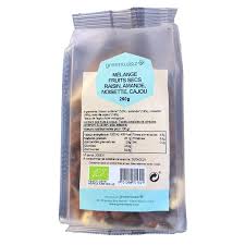 Melange Fruits Secs Raisin Cajou Amande Noisette 250g Greenweez