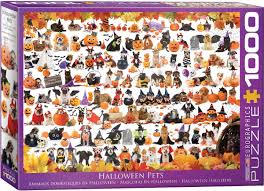 This colorful puzzle is a great family activity for adults and children to enjoy together. Montibello Com Jigsaw Puzzle 3d Halloween Puzzle Glowing Pumpkin Lantern Children Assembled Diy Toy 50 Pieces For Adult Or Kids Puzzles Toys Games