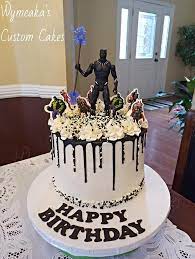 Join coco cake land and genius kitchen as we bake our way through the world of celebrity gossip and social media moguls with #gkcakelife! Black Panther Drip Cake Cake By Wymeaka S Custom Cakes Cakesdecor