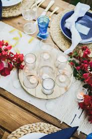 This year we went all out with a greek dinner party for our closest friends in the backyard. Greek Dinner Party Tablescape Details College Housewife