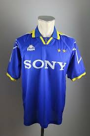 Das trikot stammt aus einer trikotsammlung. Juventus Turin Trikot 1996 1997 Away Gr L Jersey Kappa Juve Maglia Sony Shirt Ebay