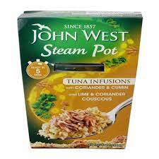 Maybe you would like to learn more about one of these? John West Steam Pot Tuna Infusions With Coriander And Cumin And Lime And Coriander Couscous Nextbuy Ae