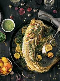 Ganzer Fisch Vom Blech Rezept Fisch Gegrillt Lebensmittel Essen Braten
