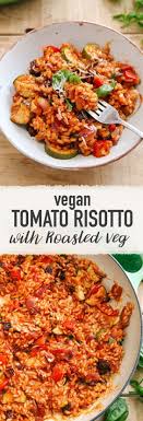 Tomato Roasted Mediterranean Vegetable Risotto Vegan Wallflower Kitchen Rezept In 2020 Tomaten Risotto Tomatenrisotto Rezepte