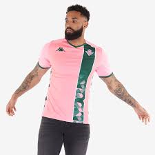 Sports club in seville, spain. Kappa Real Betis 19 20 Ausweichtrikot Pink Grun Herren Fanbekleidung Trikots