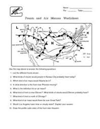 Give each student a copy of the worksheet. Air Mass Lesson Plans Worksheets Lesson Planet