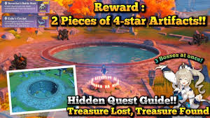 World Quest Treasure Lost Treasure Found Full Quest Guide Genshin Impact Youtube