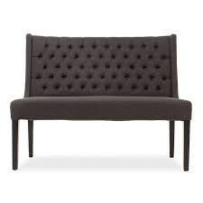 With tasteful designs such as hairpin legs and a button tufted backrest, this bench is ideal for any setting. Upholstered Dining Bench With Back Ideas On Foter