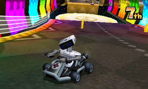 I have action replay and go onto mario kart codes i click unlock all. R O B Mario Kart 7 Mods