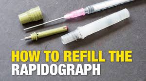 The rapidograph uses rotrings unique capillary cartridge. How To Refill The Rotring Rapidograph Youtube