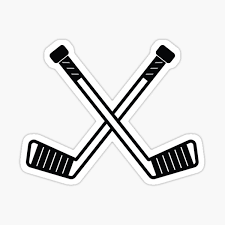 (prices may vary for ak and hi.) Sticker Crossed Hockey Sticks Redbubble