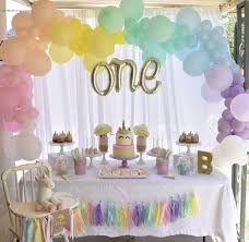 Rainbow Balloon Garland Diy Kitunicorn Party Balloonsrainbow Etsy Rainbow First Birthday Pastel Birthday Rainbow Birthday Party