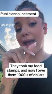 Woman known for making videos about reasons why girls should get into  prison relationships just had her food stamps taken away. She owes  thousands of dollars she needs to pay back. She