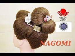 新日本髪の結い方 七五三にも zenヘアセット120 japanese traditional hair updo youtube ヘアセット ヘアアレンジ おだんごヘア