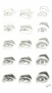 Karakalem Adim Adim Goz Cizimleri Gercekci Ve Renkli Adim Cizimleri Gercekci Goz Kara In 2020 Eye Drawing Eye Drawing Tutorials Pencil Drawings