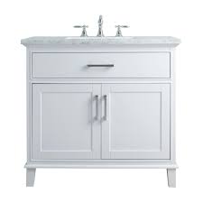 Check spelling or type a new query. Stufurhome 36 In Leigh Single Sink Bathroom Vanity In White With Carrara Marble Vanity Top In White With White Basin Hd 1475w 36 Cr The Home Depot Single Sink Bathroom Vanity Single Bathroom Vanity
