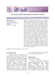 Komunikasi dalam organisasikomunikasi juga terdapat pada organisasi hanya bedanya menurut raymond komunikasi keatas (upward communication) memiliki fungsi utama yaitu untuk mensuplai informasi kepada tingkatan manejemen atas tentang apa yang terjadi pada tingkatan bawah. Pdf Analisis Komunikasi Dalam Organisasi Winbaktianur