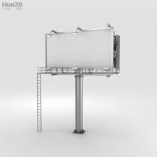 Billboard Billboard House 3d Model 3d Model