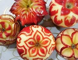 ایده های تزیین سیب و انواع میوه آرایی جدید با سیب Food Edible Fruit