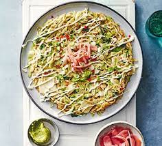 Veggie Okonomiyaki Recipe Bbc Good Food Recipes Veggies Veggie Recipes