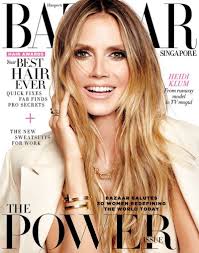 Heidi Klum In Harper S Bazaar Singapore July 2017 Issue Heidi Klum Hair Heidi Klum Heidi Klum Style