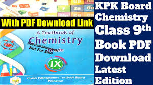 9th class 9th class notes for all board of pakistan. Sindh Board Chemistry Class 9th Text Book Pdf Download Sindh Jamshoro Textbook Board Ix Chemistry Youtube