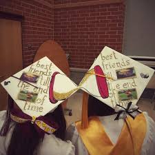 Best Friend Grad Caps Graduation Cap Decoration High School Graduation Cap Decoration College Graduation Cap Decoration