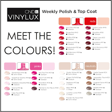 Meet The Colours Check Out The Fabulous Range Of Vinylux