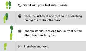 Image result for Four-Stage Balance Test
