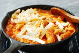 Seafood Cheese Tteokbokki Spicy Rice Cake Rice Cakes Spicy Rice Rice Cake Recipes