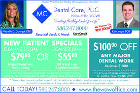 I have sensitive teeth, and even though i pulled away from her/grimaced/cried out during my cleaning she seemed not to notice. New Dental Patient In Shelby Township Shelby Township Dental Patient Information New Patient 48315